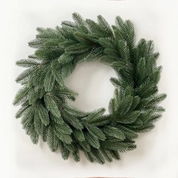 Рождественский венок Classic литой зеленый, ø 50 см