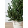 Елка литая "Венская" в горшке зеленая 0,7 м